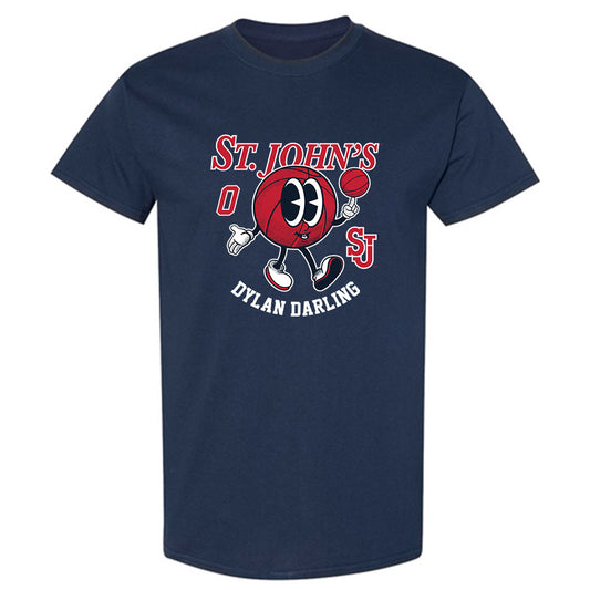 St. Johns - NCAA Men's Basketball : Dylan Darling - Fashion Shersey T-Shirt-0