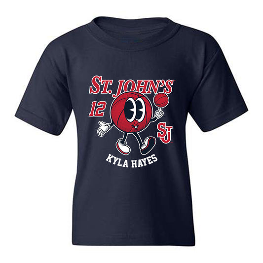 St. Johns - NCAA Women's Basketball : Kyla Hayes - Fashion Shersey Youth T-Shirt-0