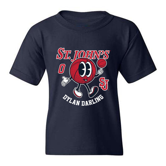 St. Johns - NCAA Men's Basketball : Dylan Darling - Fashion Shersey Youth T-Shirt-0
