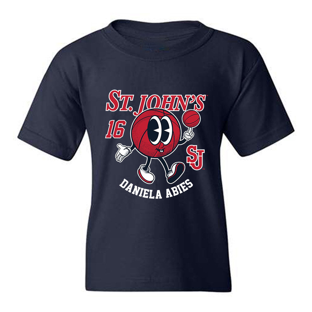 St. Johns - NCAA Women's Basketball : Daniela Abies - Fashion Shersey Youth T-Shirt-0