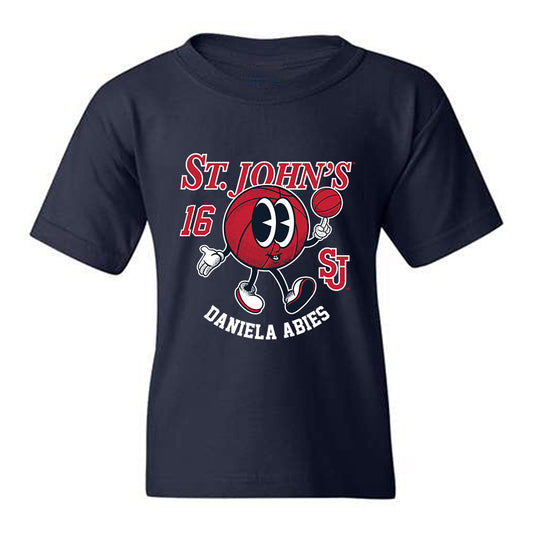 St. Johns - NCAA Women's Basketball : Daniela Abies - Fashion Shersey Youth T-Shirt-0