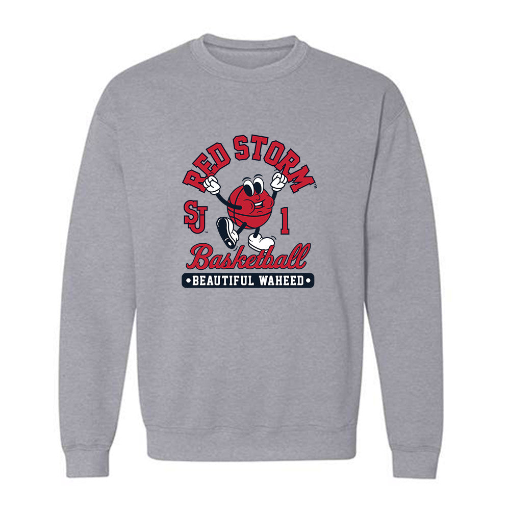 St. Johns - NCAA Women's Basketball : Beautiful Waheed - Fashion Shersey Crewneck Sweatshirt-0