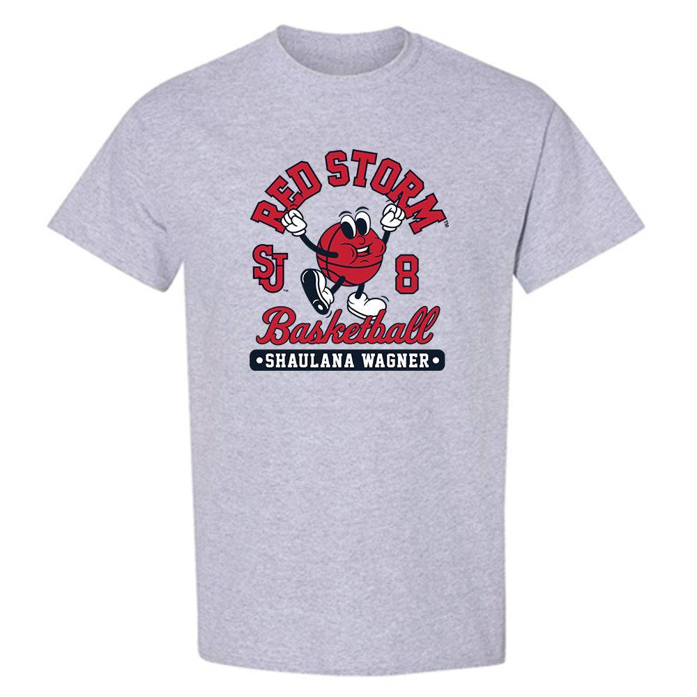 St. Johns - NCAA Women's Basketball : Shaulana Wagner - Fashion Shersey T-Shirt-0