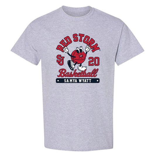 St. Johns - NCAA Women's Basketball : Sa'Mya Wyatt - Fashion Shersey T-Shirt-0
