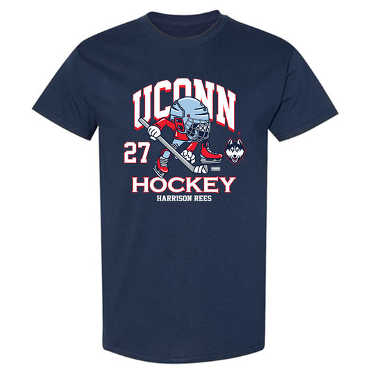 UConn - NCAA Men's Ice Hockey : Harrison Rees - Fashion Shersey T-Shirt