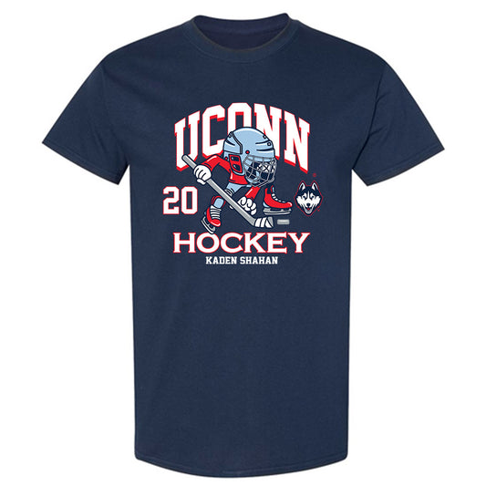 UConn - NCAA Men's Ice Hockey : Kaden Shahan - Fashion Shersey T-Shirt-0