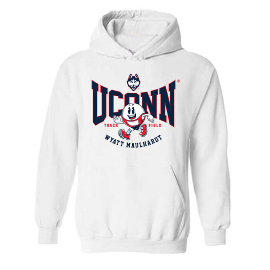 UConn - NCAA Men's Track & Field : Wyatt Maulhardt - Fashion Shersey Hooded Sweatshirt