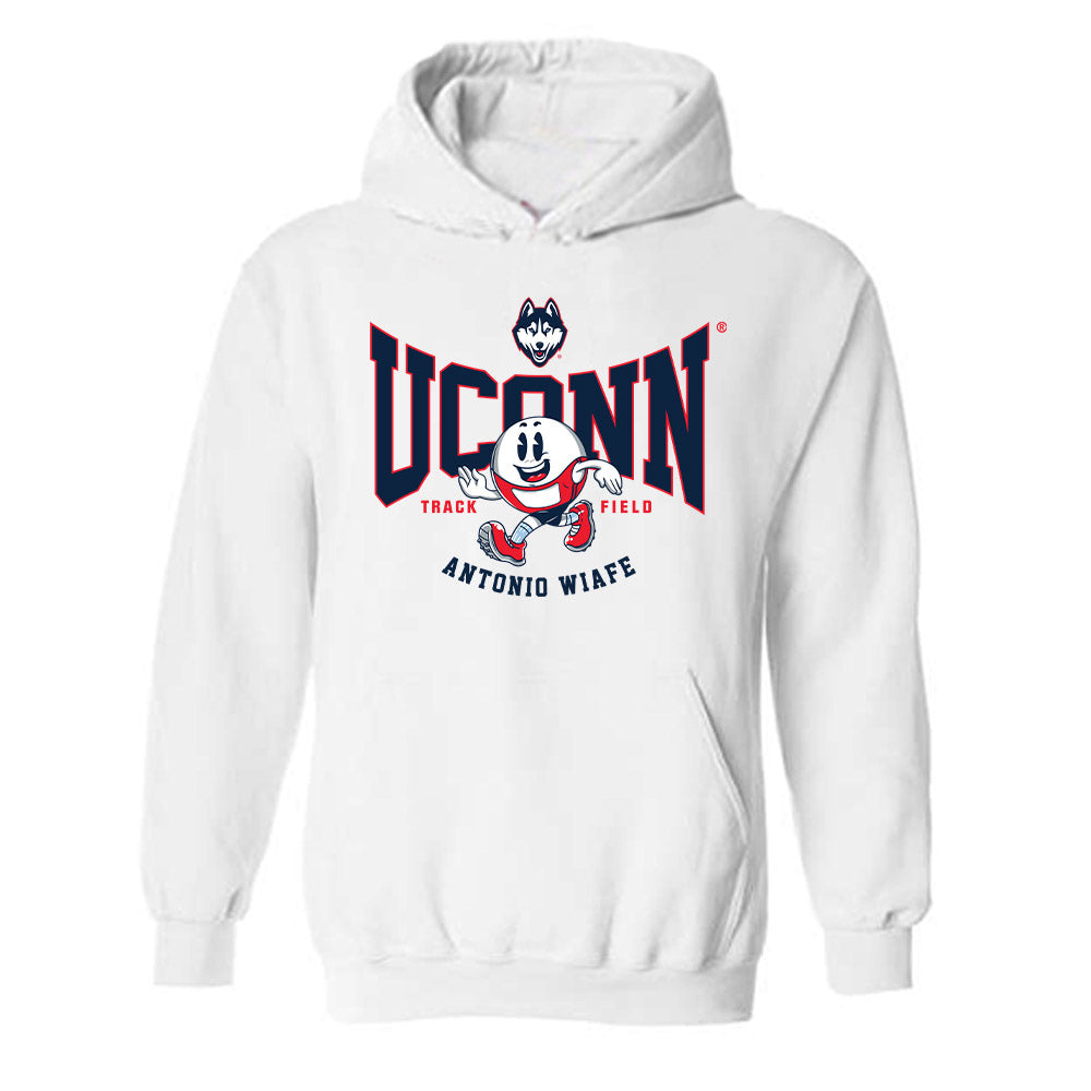 UConn - NCAA Men's Track & Field : Antonio Wiafe - Fashion Shersey Hooded Sweatshirt