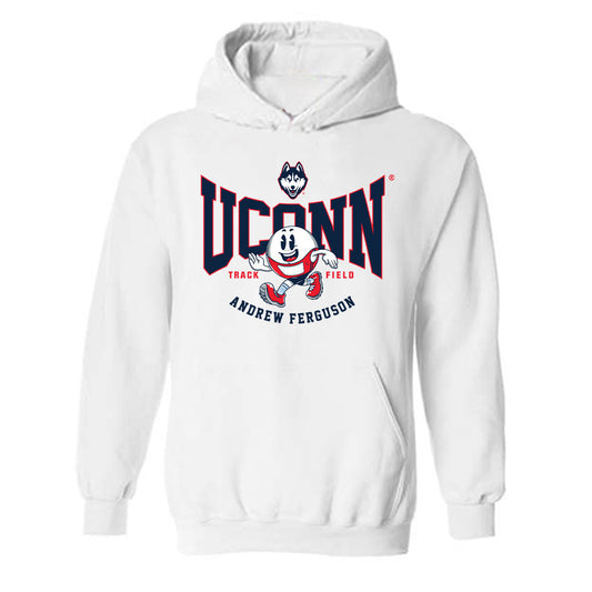 UConn - NCAA Men's Track & Field : Andrew Ferguson - Fashion Shersey Hooded Sweatshirt-0