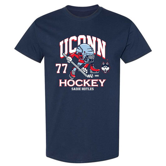 UConn - NCAA Women's Ice Hockey : Sadie Hotles - Fashion Shersey T-Shirt-0