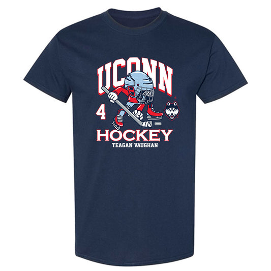 UConn - NCAA Women's Ice Hockey : Teagan Vaughan - Fashion Shersey T-Shirt-0
