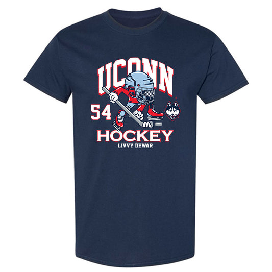 UConn - NCAA Women's Ice Hockey : Livvy Dewar - Fashion Shersey T-Shirt