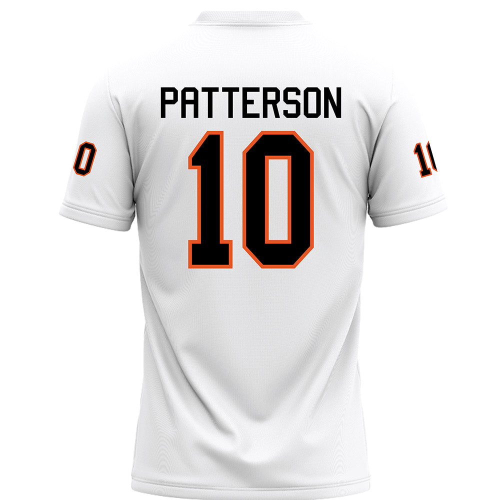 UTPB - NCAA Football : Ben Patterson - White Football Jersey-1
