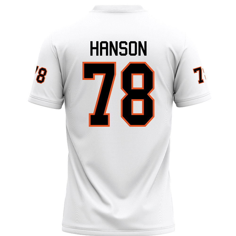 UTPB - NCAA Football : Daine Hanson - White Football Jersey-1