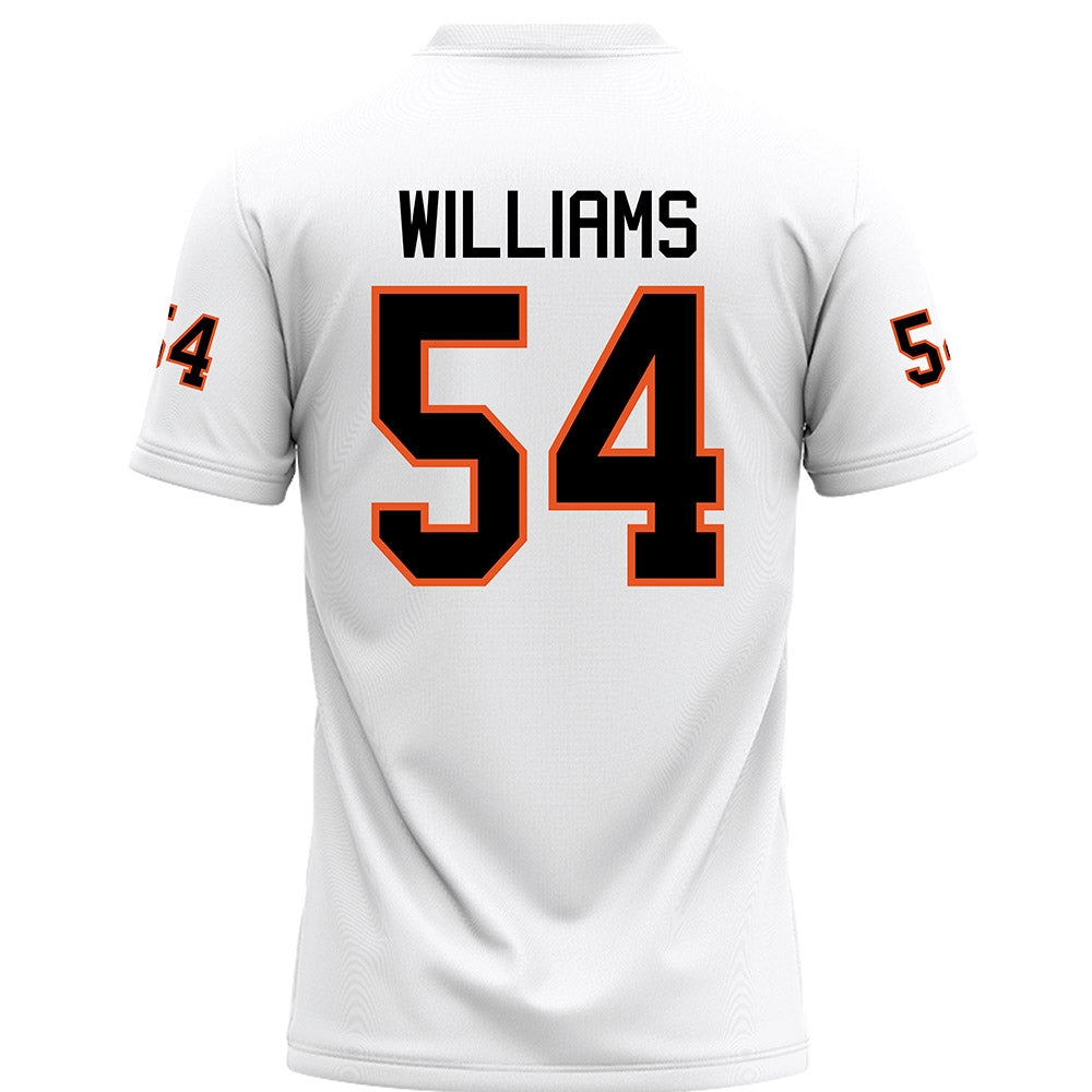UTPB - NCAA Football : Lyndon Williams - White Football Jersey-1