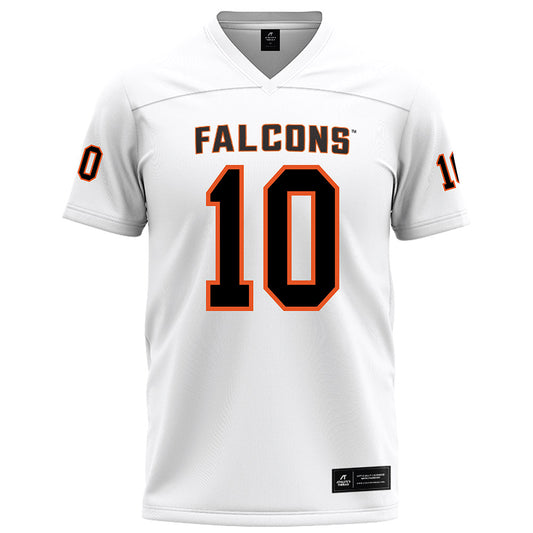 UTPB - NCAA Football : Ben Patterson - White Football Jersey-0
