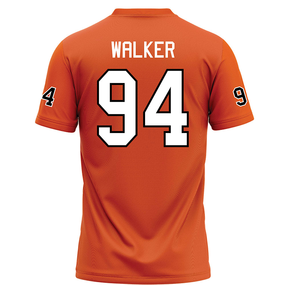 UTPB - NCAA Football : David Walker - Orange Football Jersey-1