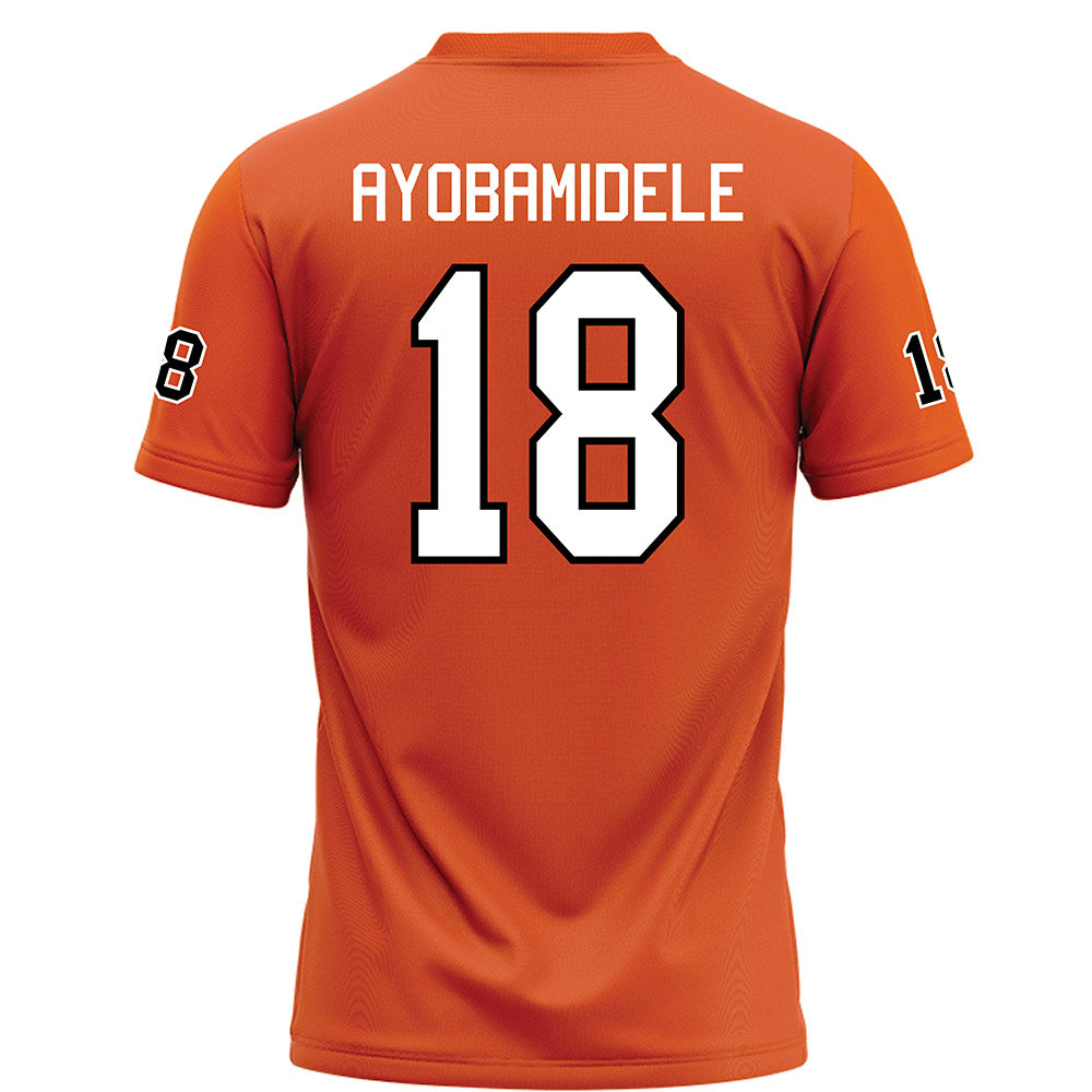UTPB - NCAA Football : Austin Ayobamidele - Orange Football Jersey-1