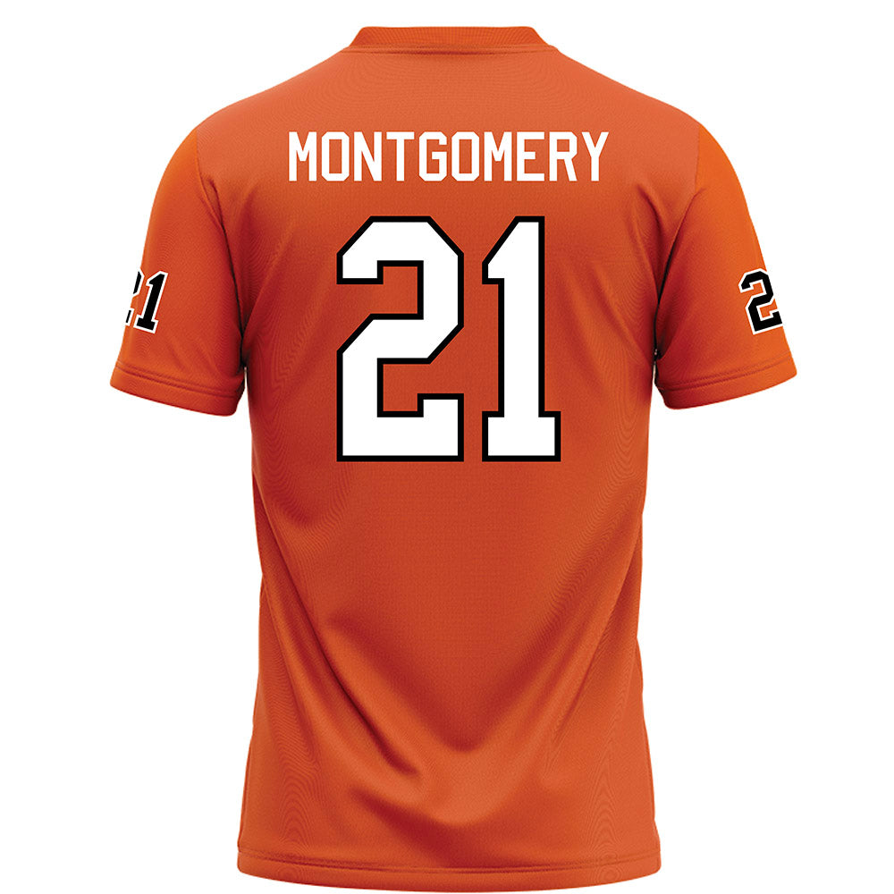 UTPB - NCAA Football : Damuriyon Montgomery - Orange Football Jersey-1