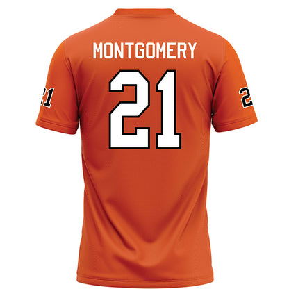 UTPB - NCAA Football : Damuriyon Montgomery - Orange Football Jersey-1