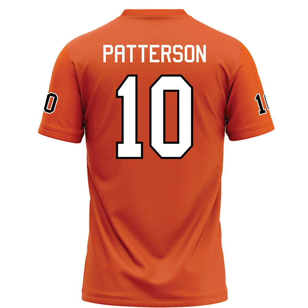 UTPB - NCAA Football : Ben Patterson - Orange Football Jersey-1