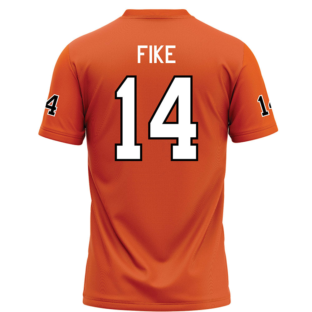 UTPB - NCAA Football : Jaiden Fike - Orange Football Jersey-1