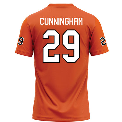 UTPB - NCAA Football : Euvoski Cunningham - Orange Football Jersey-1