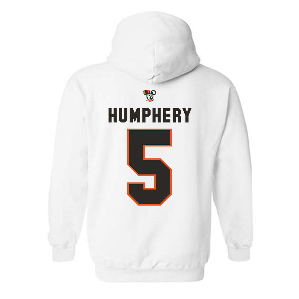UTPB - NCAA Football : Jacob Humphery - Replica Shersey Hooded Sweatshirt-1