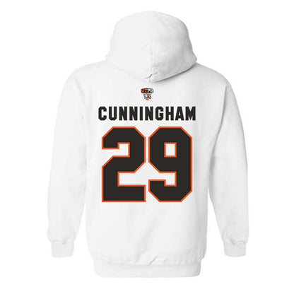 UTPB - NCAA Football : Euvoski Cunningham - Replica Shersey Hooded Sweatshirt-1