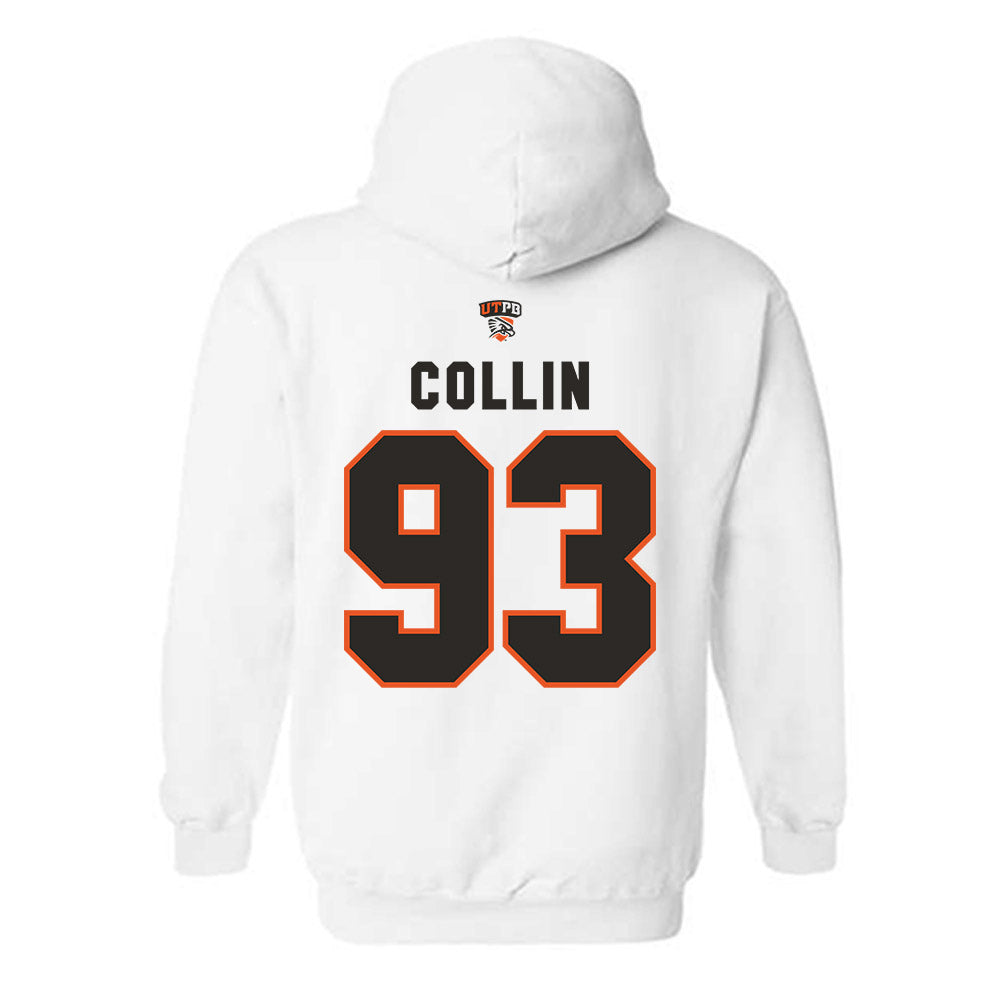 UTPB - NCAA Football : Dieunerst Collin - Replica Shersey Hooded Sweatshirt-1