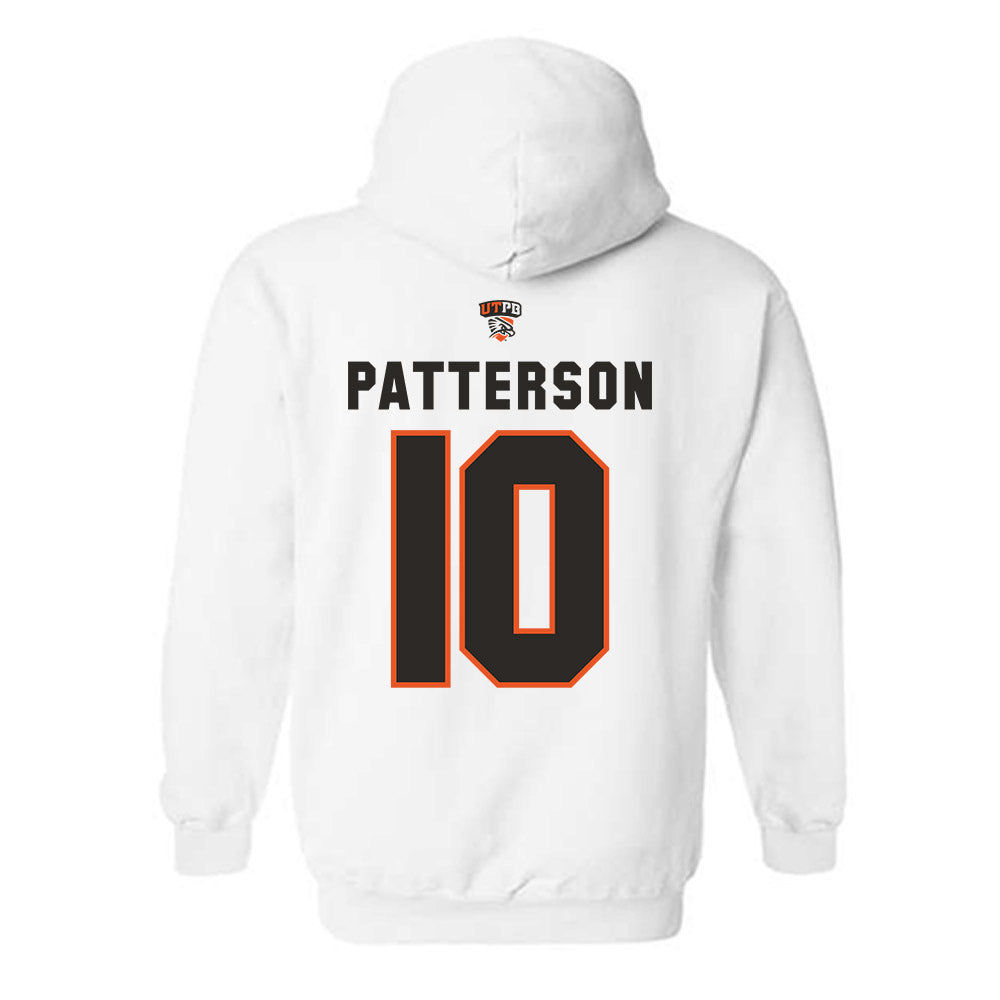 UTPB - NCAA Football : Ben Patterson - Replica Shersey Hooded Sweatshirt-1
