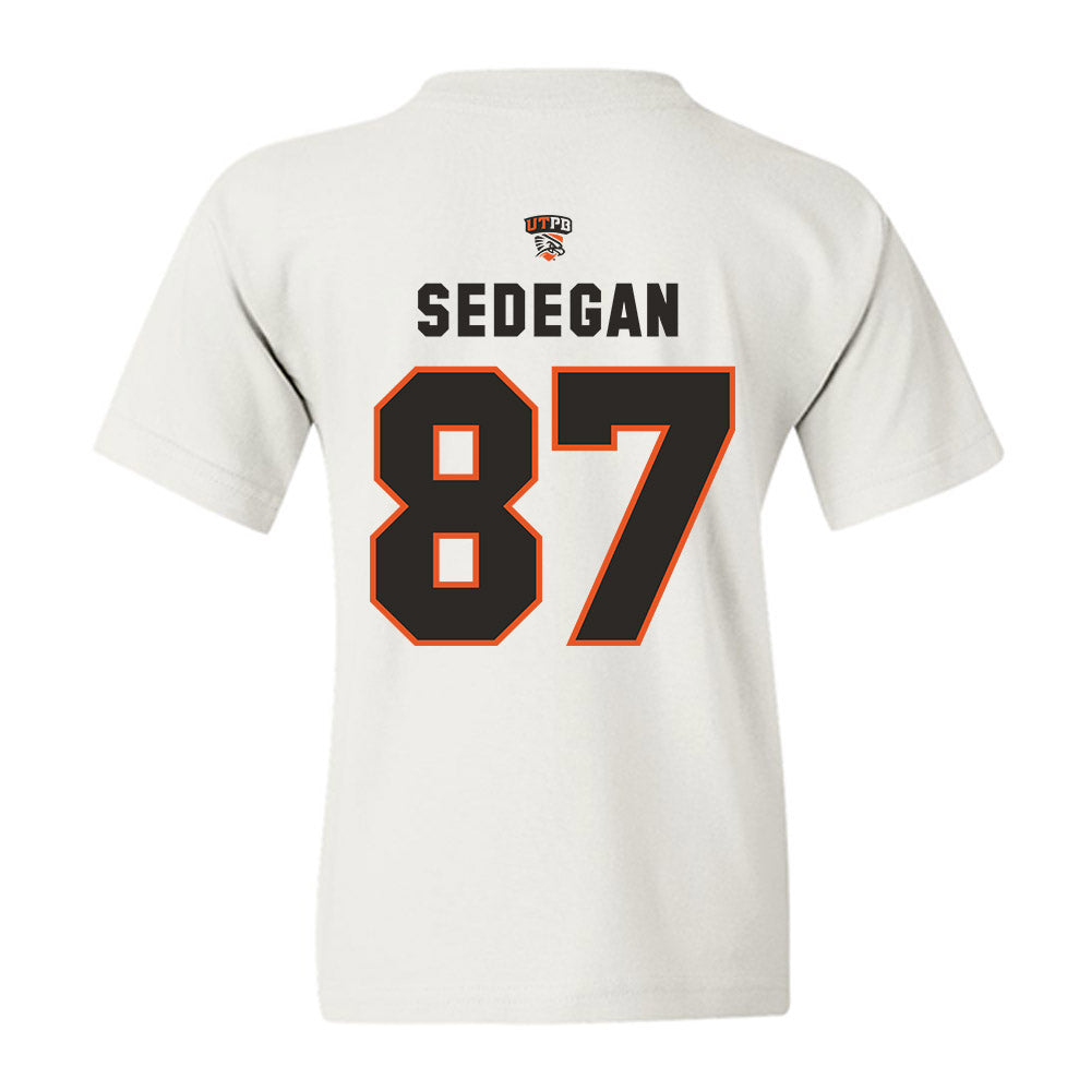 UTPB - NCAA Football : Caleb Sedegan - Replica Shersey Youth T-Shirt-1