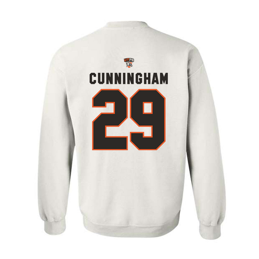 UTPB - NCAA Football : Euvoski Cunningham - Replica Shersey Crewneck Sweatshirt-1