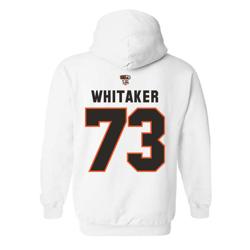 UTPB - NCAA Football : Ephraim Whitaker - Replica Shersey Hooded Sweatshirt-1