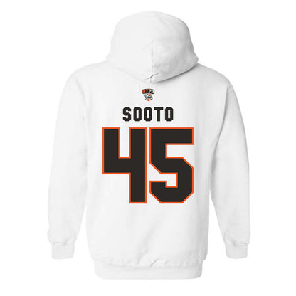 UTPB - NCAA Football : McKyle Sooto - Replica Shersey Hooded Sweatshirt-1