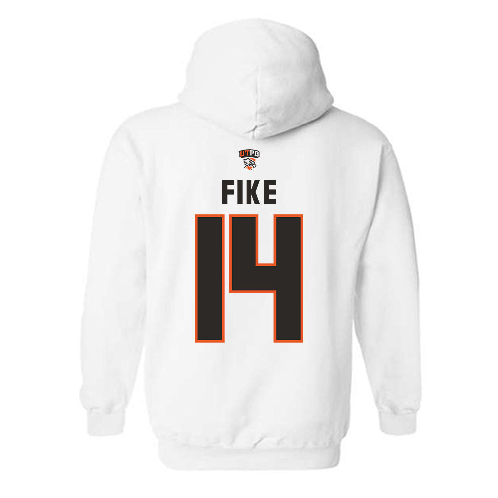 UTPB - NCAA Football : Jaiden Fike - Replica Shersey Hooded Sweatshirt-1