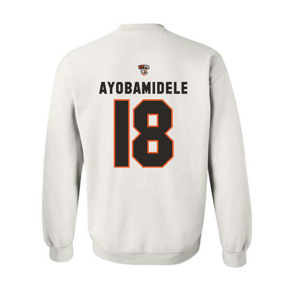 UTPB - NCAA Football : Austin Ayobamidele - Replica Shersey Crewneck Sweatshirt-1