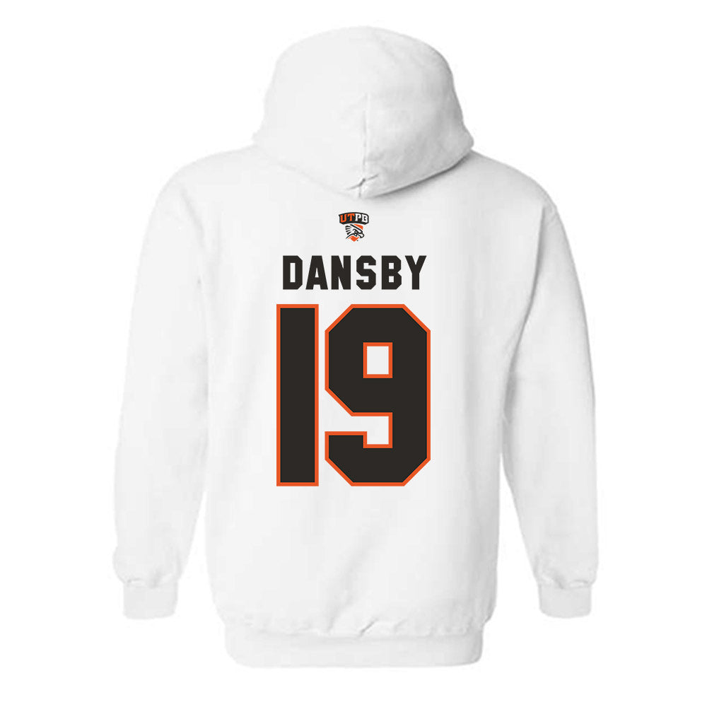 UTPB - NCAA Football : Anthony Dansby - Replica Shersey Hooded Sweatshirt-1