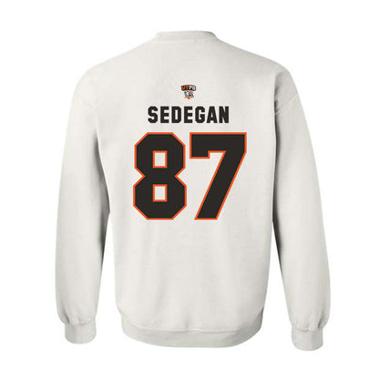 UTPB - NCAA Football : Caleb Sedegan - Replica Shersey Crewneck Sweatshirt-1
