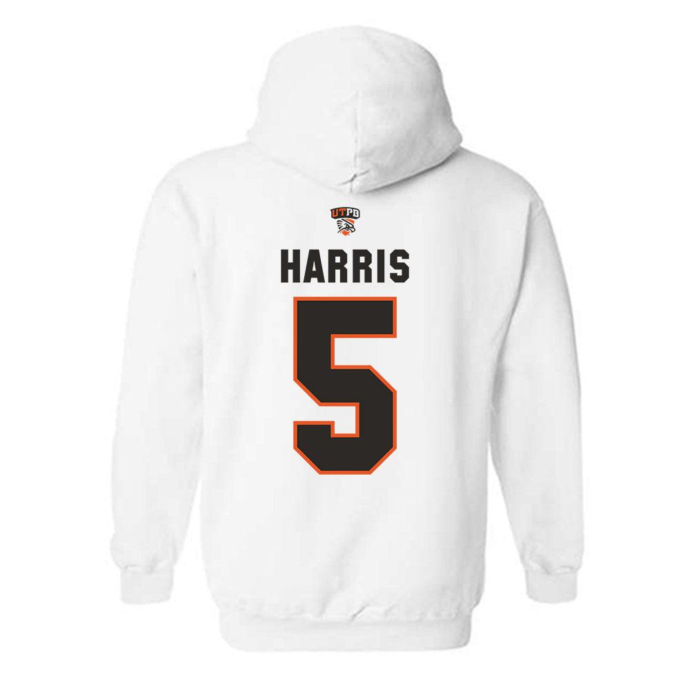 UTPB - NCAA Football : Kory Harris - Hooded Sweatshirt Replica Shersey