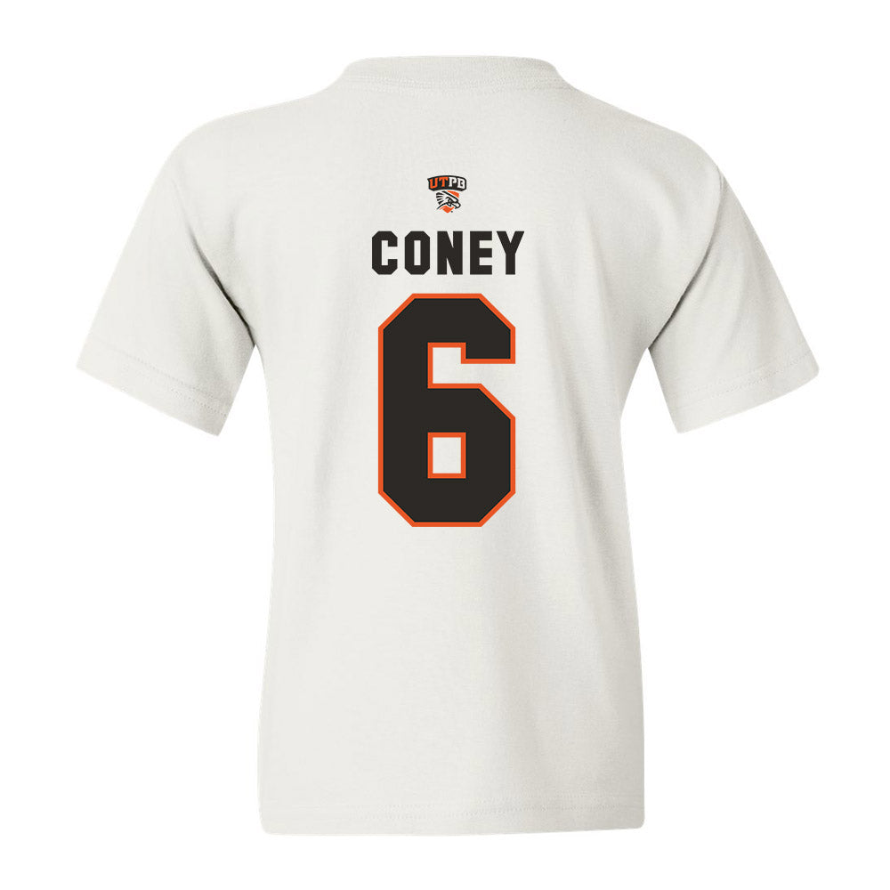 UTPB - NCAA Football : Kharel Coney - Youth T-Shirt Replica Shersey