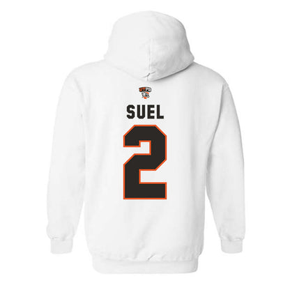 UTPB - NCAA Football : Traylen Suel - Replica Shersey Hooded Sweatshirt-1