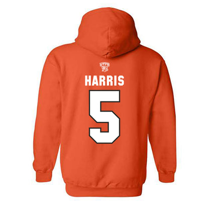 UTPB - NCAA Football : Kory Harris - Hooded Sweatshirt Replica Shersey