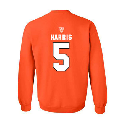 UTPB - NCAA Football : Kory Harris - Crewneck Sweatshirt Replica Shersey