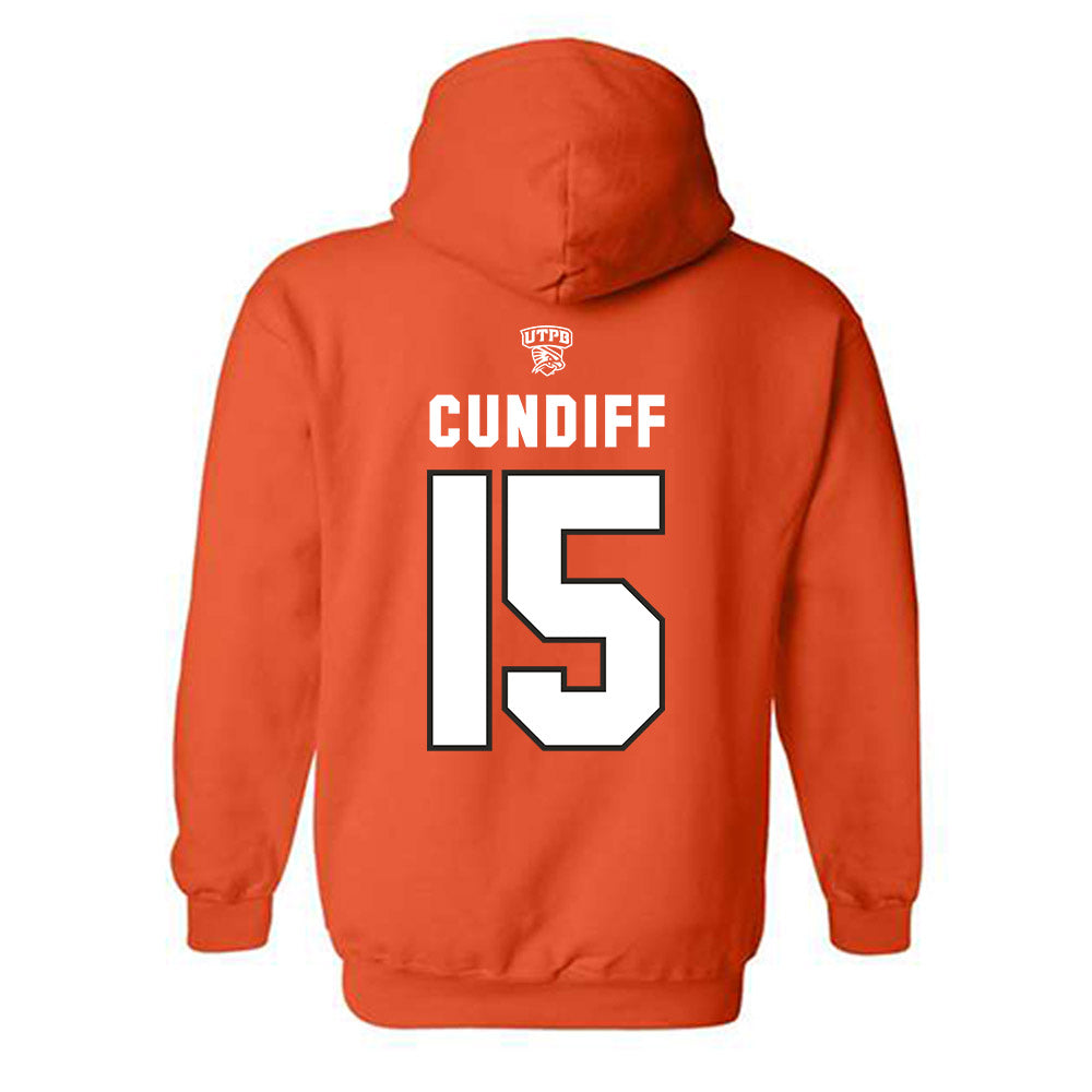 UTPB - NCAA Football : Logan Cundiff - Hooded Sweatshirt