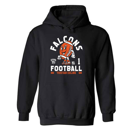 UTPB - NCAA Football : Tristan Exline - Fashion Shersey Hooded Sweatshirt-0