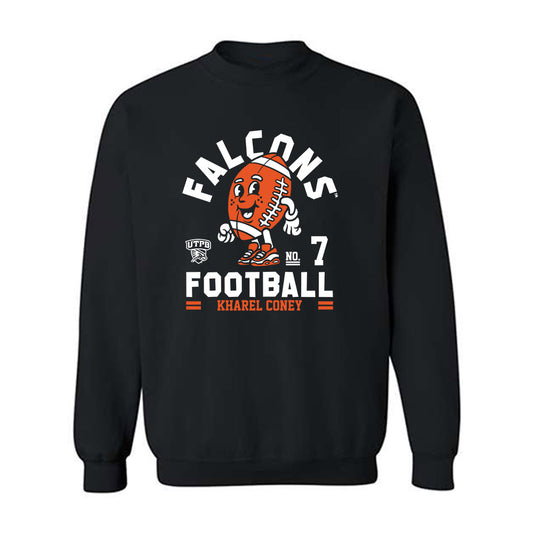 UTPB - NCAA Football : Kharel Coney - Fashion Shersey Crewneck Sweatshirt-0