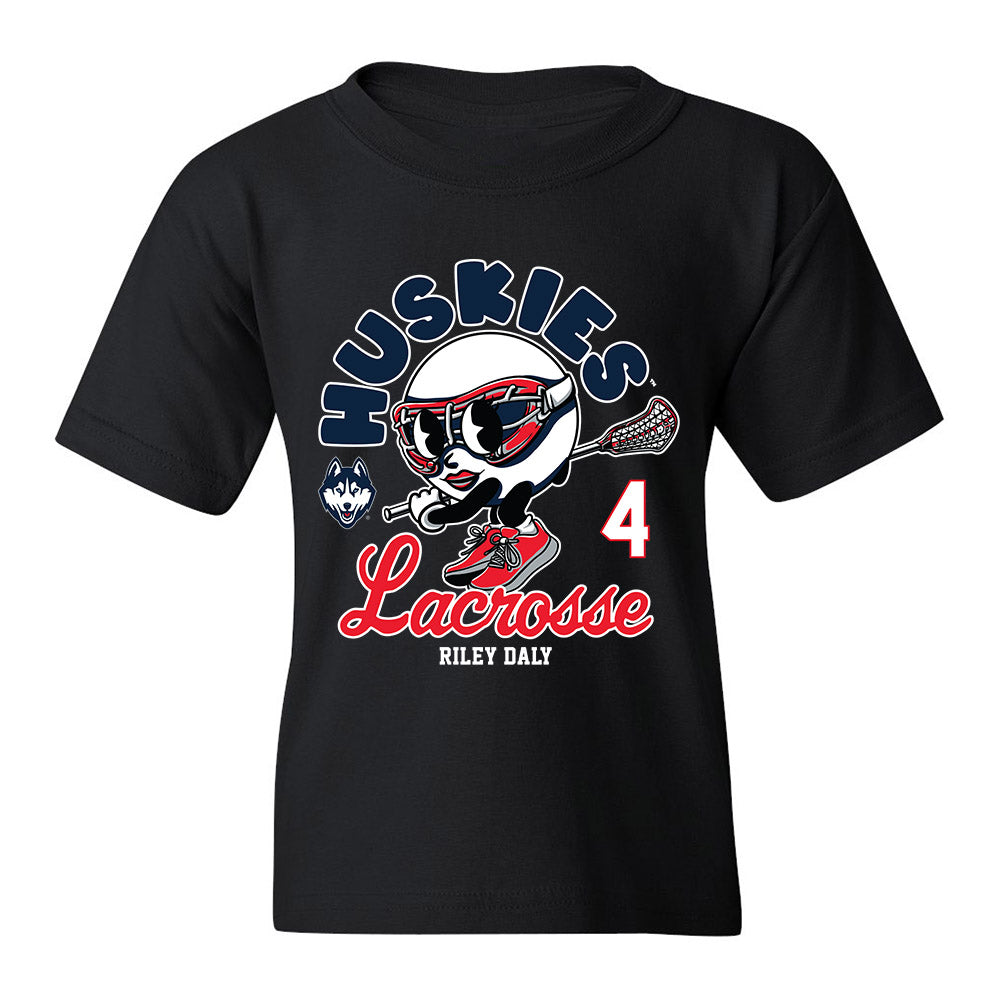 UConn - NCAA Women's Lacrosse : Riley Daly - Fashion Shersey Youth T-Shirt