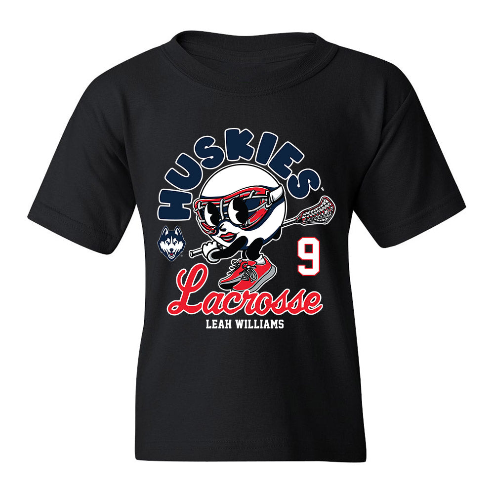 UConn - NCAA Women's Lacrosse : Leah Williams - Fashion Shersey Youth T-Shirt