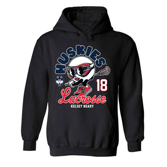 UConn - NCAA Women's Lacrosse : Kelsey Neary - Fashion Shersey Hooded Sweatshirt